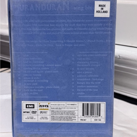 š¤šø Rare Vintage Duran Duran Sing Blue Silver 1984 Tour Documentary - Picture 2 of 16
